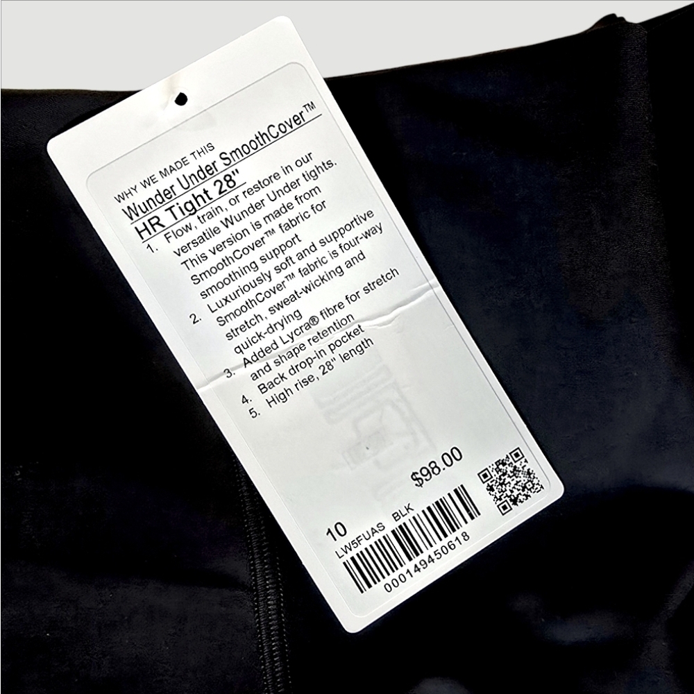 Lulu- Wunder Under Smooth Cover 28", Black, Size 8 & 10 - Picture 9 of 16